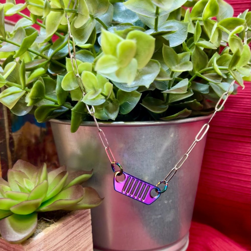 18" Off-road Grill NECKLACE for the 4x4 Off-Road Enthusiasts!